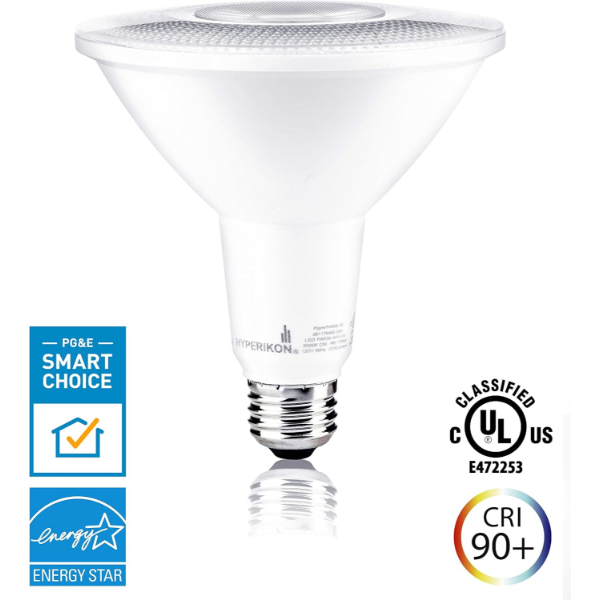 HYPERIKON PAR38 LED BULB, 100 WATT (14W), DIMMABLE SPOT LIGHT, 4000K 2X -N