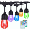 Image 1 : COMMERCIAL GRADE 96FT LED OUTDOOR STRING LIGHTS WITH REMOTE CONTROL -N