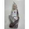 Image 3 : SULLIVANS BROWN BUNNY CERAMIC FIGURINE / STANDING GIRL RABBIT WITH FLORAL DRESS  -N