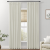 Image 1 : GREYISH WHITE 100% BLACKOUT CURTAINS 2 PANELS