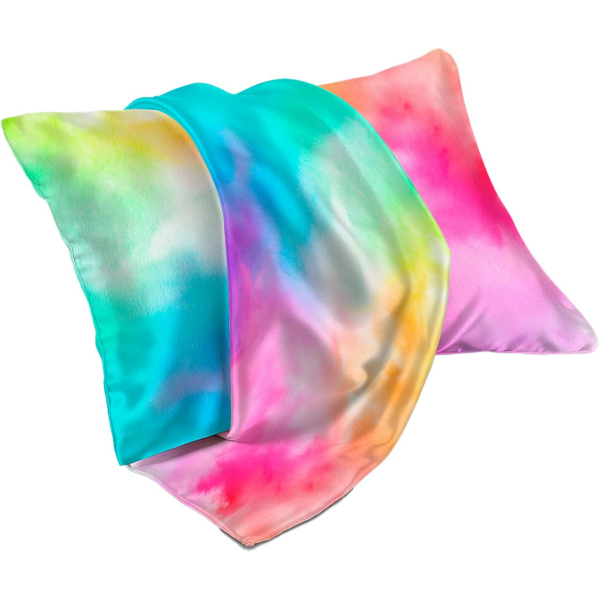 SATIN PILLOWCASE FOR HAIR AND SKIN, SOFTER THAN MULBERRY SILK PILLOW CASES 2 PACK