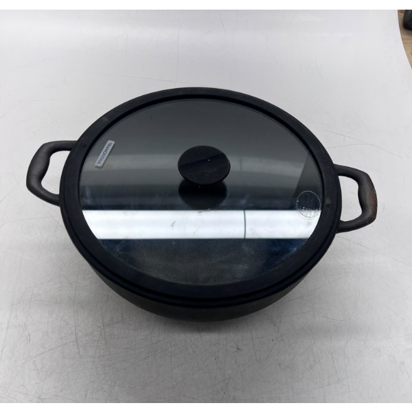 TRAMONTINA CAST IRON DEEP KADAI -U