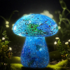 Image 1 : MOSAIC MUSHROOM GARDEN LIGHTS -SU