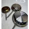 Image 3 : TRAMONTINA 3 PIECE STAINLESS STEEL CERAMIC NON-STICK SKILLET SET -U
