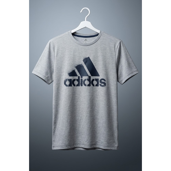 ADIDAS BOYS SHORT SLEEVE LOGO TEE SHIRT US 10/12 -N