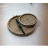 Image 2 : DECORATIVE WOODEN TIERED TRAY STAND -N