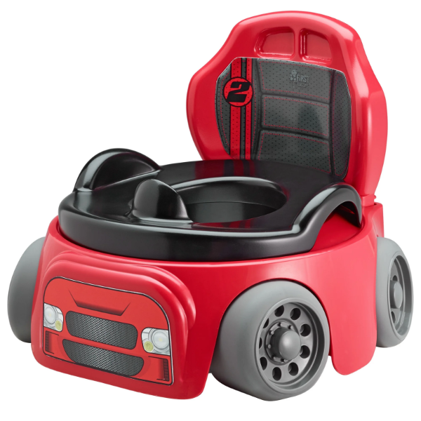 THE FIRST YEARS TRAINING WHEELS RACER POTTY SYSTEM