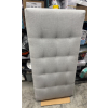 Image 2 : UPHOLSTERED FABRIC KING HEADBOARD IN GRAY (SLIGHTLY USED)
