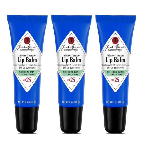 JACK BLACK INTENSE THERAPY LIP BALM - JACK BLACK LIP BALM SPF 25 SUNSCREEN