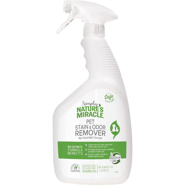 ROLL OVER IMAGE TO ZOOM INNATURE'S MIRACLE SIMPLY PET STAIN AND ODOR REMOVER