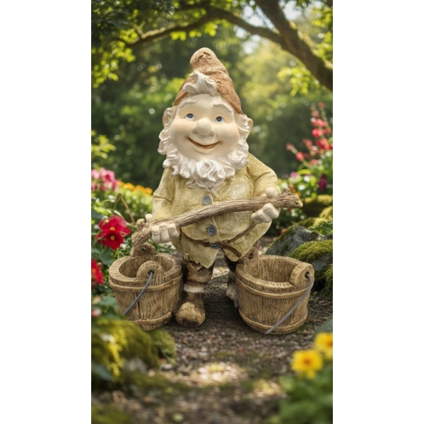 BIG GARDEN DWARF STATUES (8X3X9)