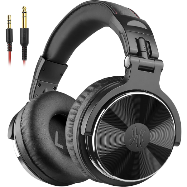 ONEODIO PRO 10 WIRED OVER-EAR HEADPHONES, HI-RES STUDIO DJ MONITORING -N
