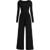 Image 1 : OQQ JUMPSUITS FOR WOMEN DRESSY CASUAL LONG SLEEVE WIDE LEG PANTS ROMPERS ONE PIECE OUTFITS. (LARGE)