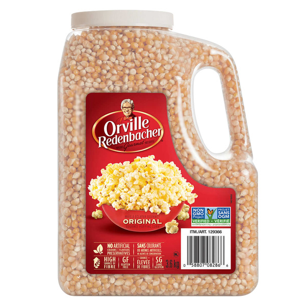 ORVILLE REDENBACHER POPCORN -N, CONTAINER IS BROKEN
