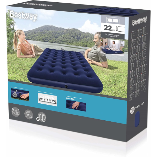 BESTWAY AIR BED BLUE HORIZON DOUBLE XL