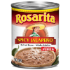 Image 1 : ROSARITA FRIJOLES REFRITOS JALAPEÑOS PICANTES, 16 ONZAS (PAQUETE DE 6)