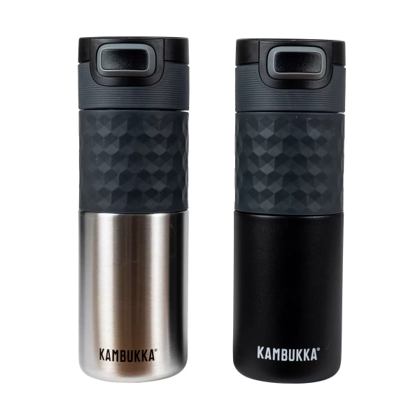 KAMBUKKA 500ML TRAVEL MUG, 2 PACK IN 2 COLOURS -N
