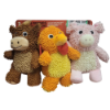 Image 1 : SOUTH PAW FARM FRIENDS DOG TOY PACK OF 3 -SU