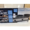 Image 2 : CULINARY CHEF SLOW COOKER, BUFFET SERVER 3 POT, FOOD WARMER - STAINLESS (SLIGHTLY USED)