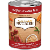 Image 1 : RACHAEL RAY NUTRISH WET DOG FOOD, BEEF & PUMPKIN, 13 OUNCE CAN (PACK OF 12)