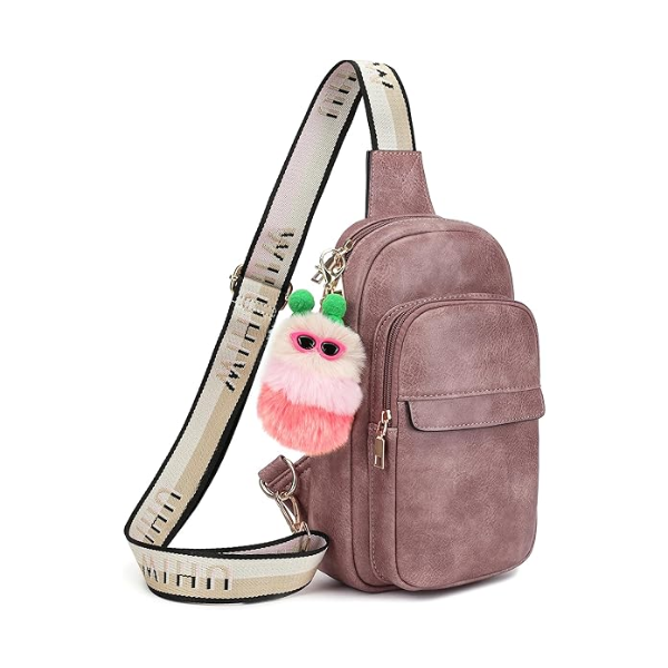 LISINUO CROSSBODY BAGS FOR WOMEN TRENDY PU LEATHER