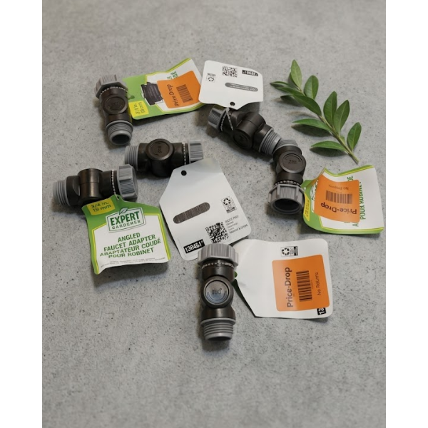 Expert Gardener 3/4-inch Angled Faucet Adapter(6 pcs)
