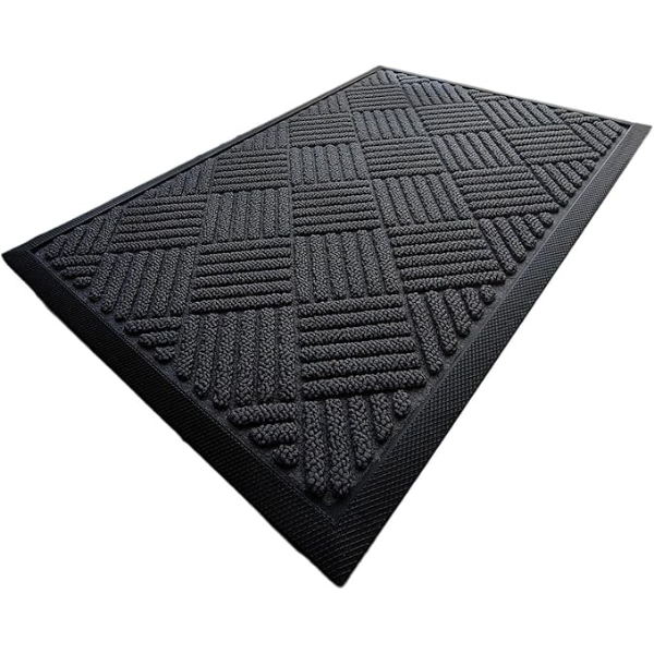 FRONT DOOR MAT OUTSIDE ENTRANCE,HEAVY DUTY OUTDOOR INDOOR DOORMAT -U