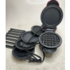 Image 2 : DASH MULTIMAKER MINI SYSTEM - WAFFLE MAKER WITH FIVE 4” REMOVABLE PLATES