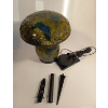 Image 2 : AURORA LIGHTING SOLAR MOSAIC MUSHROOM LIGHT (USED)