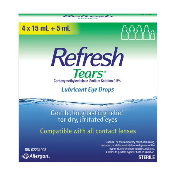 REFRESH TEARS OPHTHALMIC SOLUTION -N E: 11/2028
