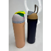Image 2 : OWALA 710 ML (24 OZ) STAINLESS STEEL WATER BOTTLES, 2-PACK BLACK ORANGE -U