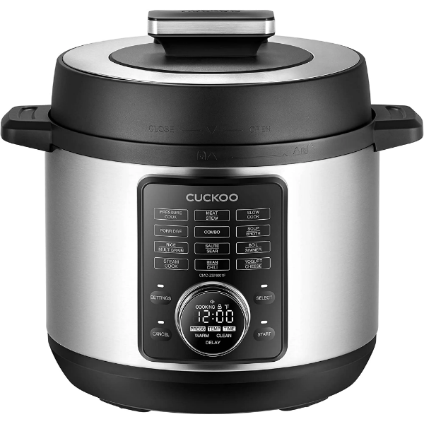 6-QUART 8-IN-1 PRESSURE COOKER (USED, DENTED ON THE SIDES)