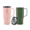 Image 1 : REDUCE 710 ML (24 OZ.) HOT1 INSULATED MUG, 2-PACK -U