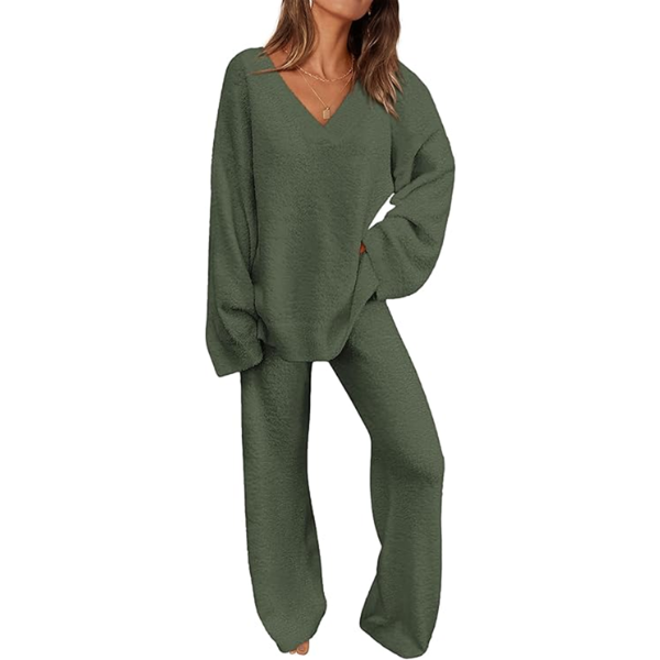 RICKIS WOMEN'S 2 PIECE PULLOVER SWEATER SET (OVERSIZED)
