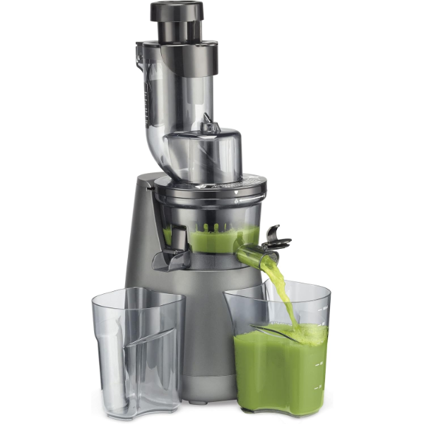 CUISINART EASY CLEAN SLOW JUICER, 1L JUICE PITCHER, EASY-TO-USE, BLACK AND GREY