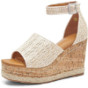 Image 1 : R.GALLICA WOMEN'S WEDGE PLATFORM ESPADRILLE SANDALS