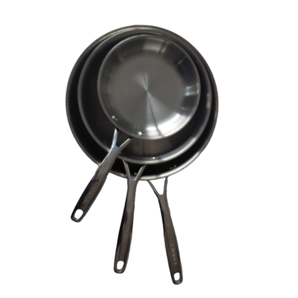 HENCKELS FRY PANS 8-10-12" STAINLESS 18/10 GAS ELECTRO INDUCTION -SU