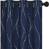Image 1 : DECONOVO BLACKOUT CURTAINS, GROMMET TOP DRAPES