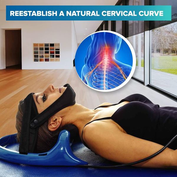 POSTURE NECK TRACTION STAND BY S-CURVE