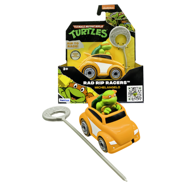 TEENAGE MUTANT TURTLES RAD RIP RACERS (NEW) (3 PCS)
