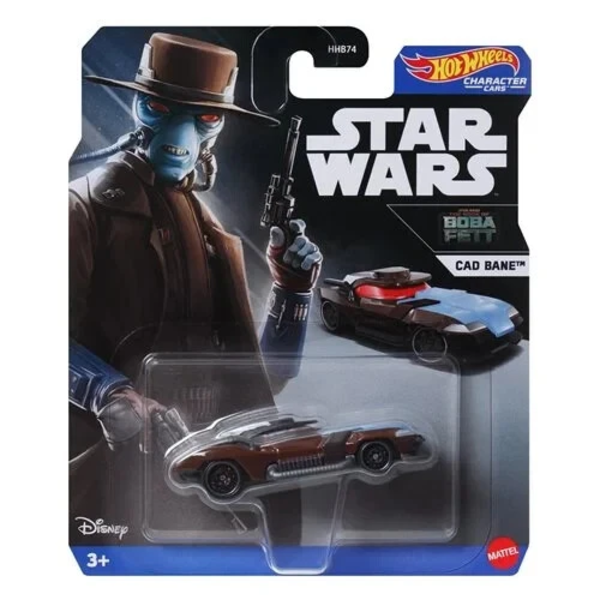 HOT WHEELS BLOCKBUSTER CHARACTER CARS STAR WARS CAD BANE (NEW)