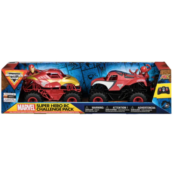 MONSTER JAM SUPER HERO RC CHALLENGE PACK