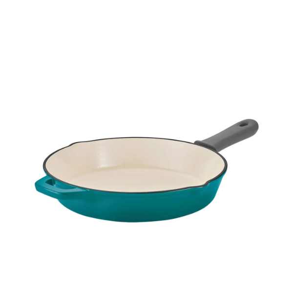 TRAMONTINA ENAMELED CAST IRON SKILLETS, 2-PIECE -SU