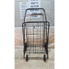 Image 2 : SHOPPING CART JUMBO SIZE 150 LB CAPACITY COLOR: BLACK (SLIGHTLY USED)