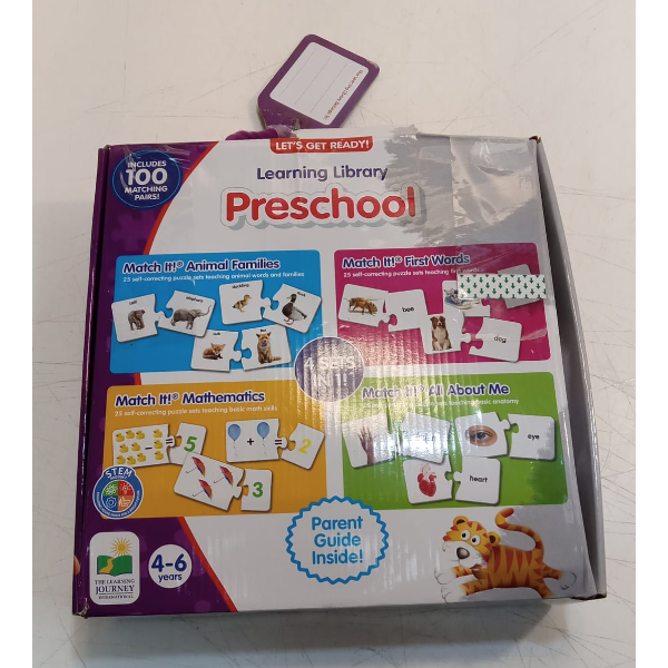 LET'S GET READY! LEARNING LIBRARY: PRESCHOOL 4 IN 1 -MP