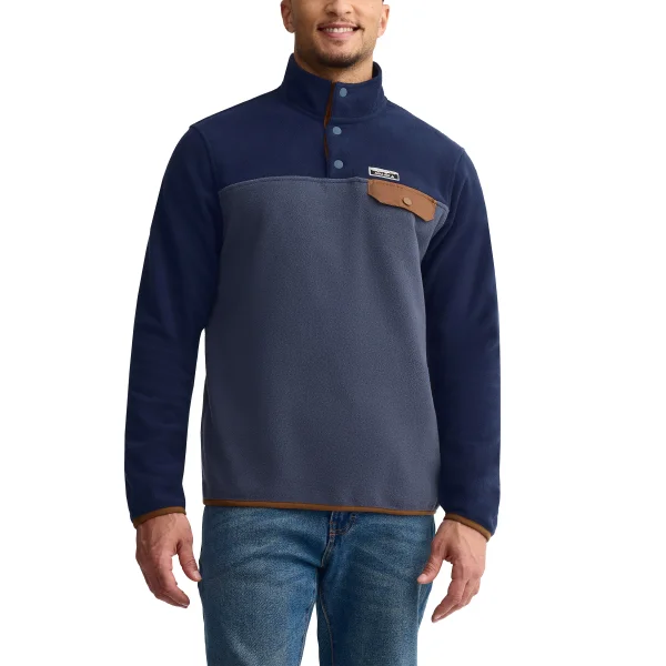 AUCLAIR MEN'S 1/4 SNAP PULLOVER M (SLIGHTLY USED)