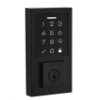 Image 1 : Weiser SmartCode Contemporary Touchpad Matte Black Keyless Entry Door Lock/Exterior Door Deadbolt