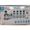 Image 3 : VTECH 5 SUPER LONG RANGE 5 HANDSET DECT 6.0 CORDLESS PHONE FOR HOME WITH ANSWERING MACHINE (NEW)