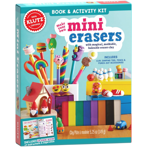 KLUTZ MAKE YOUR OWN MINI ERASERS -SU
