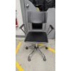 Image 2 : AVENUE SIX DORADO OFFICE CHAIR IN BLACK VINYL AND CHROME FINISH -U